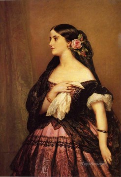  del - Adelina Patti retrato de la realeza Franz Xaver Winterhalter